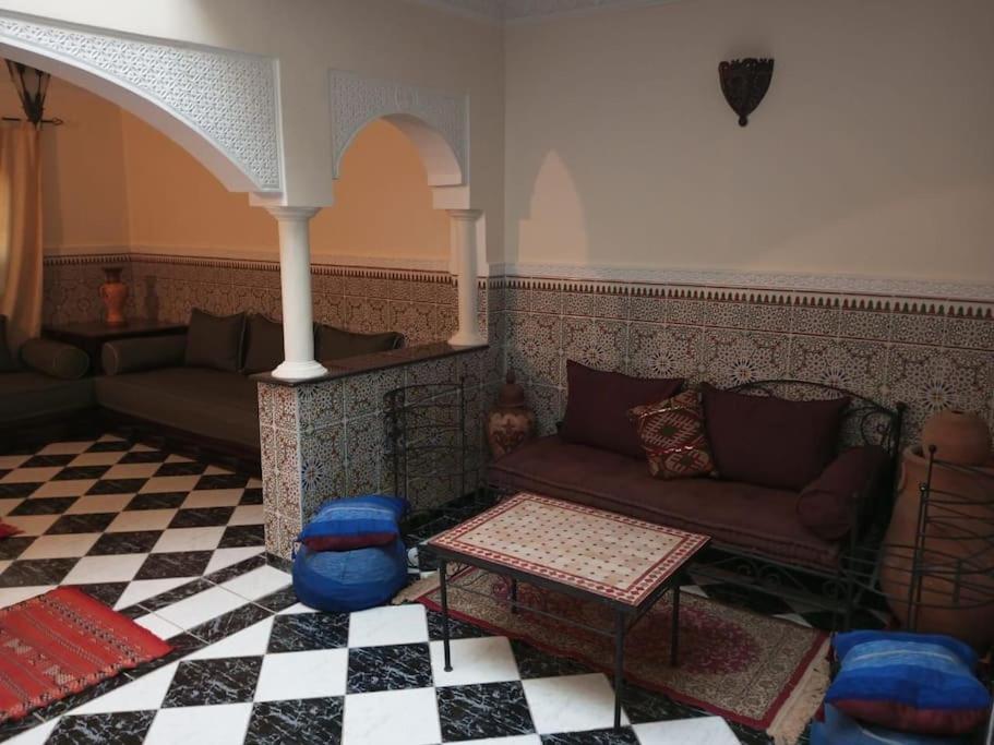 Duplex Style Riad Residence Avec Piscines Marrakesh Exterior foto